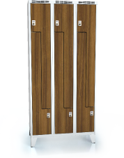 Kleiderschränke mit doppelwandige Tür in Z ALDERA mit Füße 1920 x 900 x 500